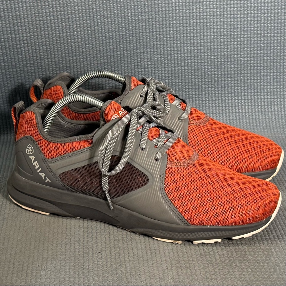 Ariat Men’s Fuse‎ Training Shoes Orange/Gray Size 8